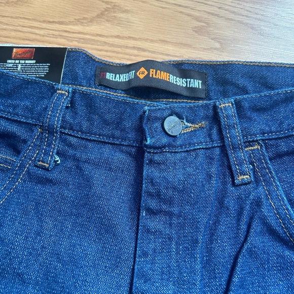 Wrangler FR 31 Relaxed Fit Flame Resistant Jeans Men 32x34 FR31MWZ New Denim - Picture 8 of 12